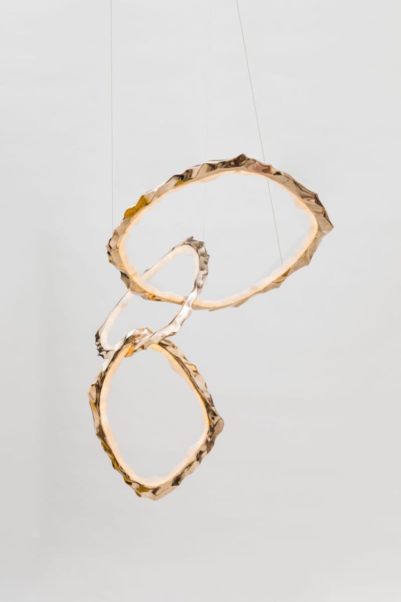 Подвесной светильник Markus Haase Bronze and Onyx Circlet Chandelier Markus Haase
