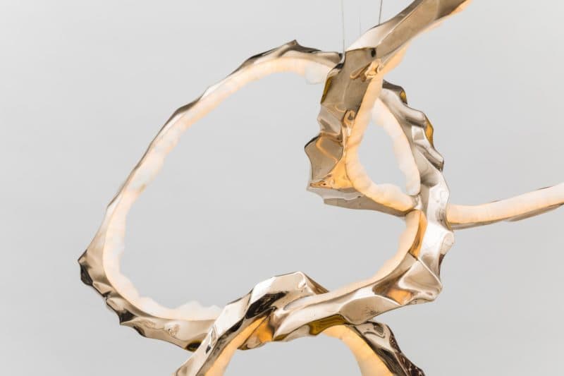 Подвесной светильник Markus Haase Bronze and Onyx Circlet Chandelier Markus Haase