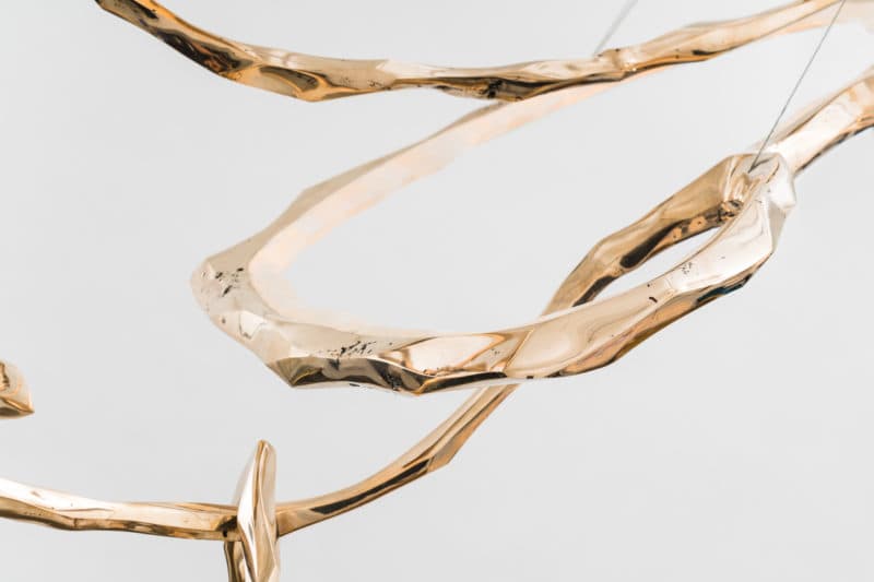 Подвесной светильник Markus Haase Bronze and Onyx Cloud Chandelier Markus Haase