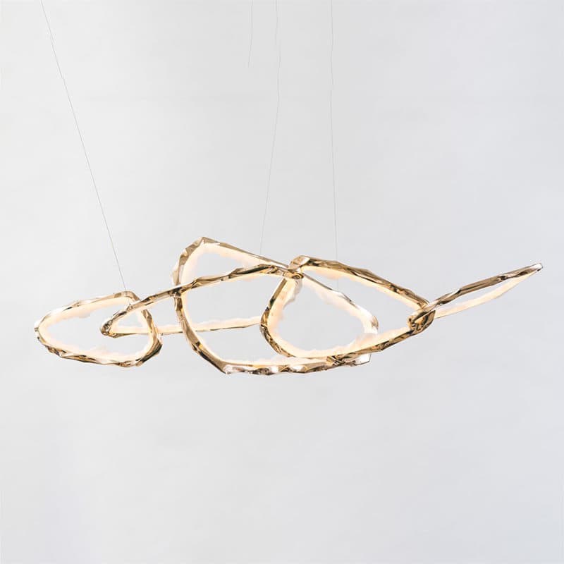 Подвесной светильник Markus Haase Bronze and Onyx Circlet Chandelier II