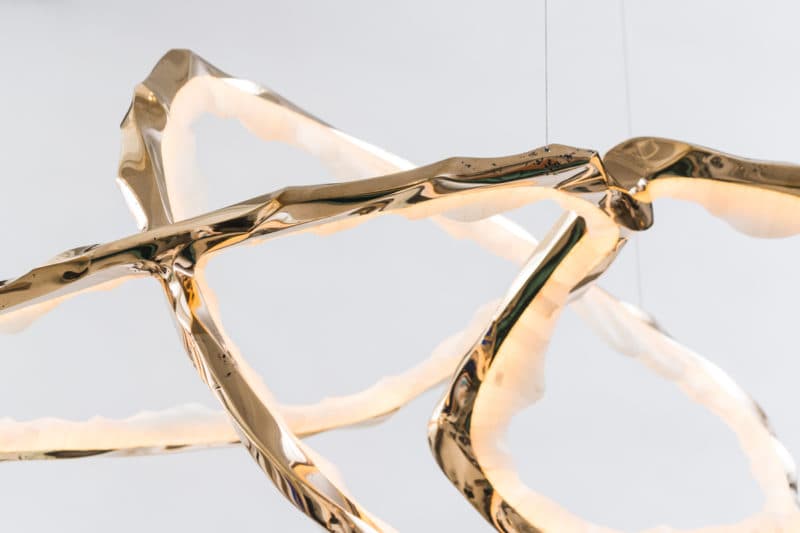 Подвесной светильник Markus Haase Bronze and Onyx Circlet Chandelier II Markus Haase
