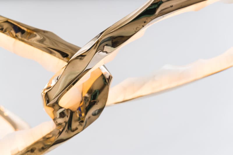 Подвесной светильник Markus Haase Bronze and Onyx Circlet Chandelier II Markus Haase