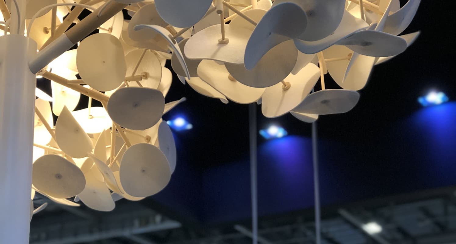 Напольный светильник Green Furniture Concept Leaf Lamp Metal Tree M w Table Green Furniture Concept