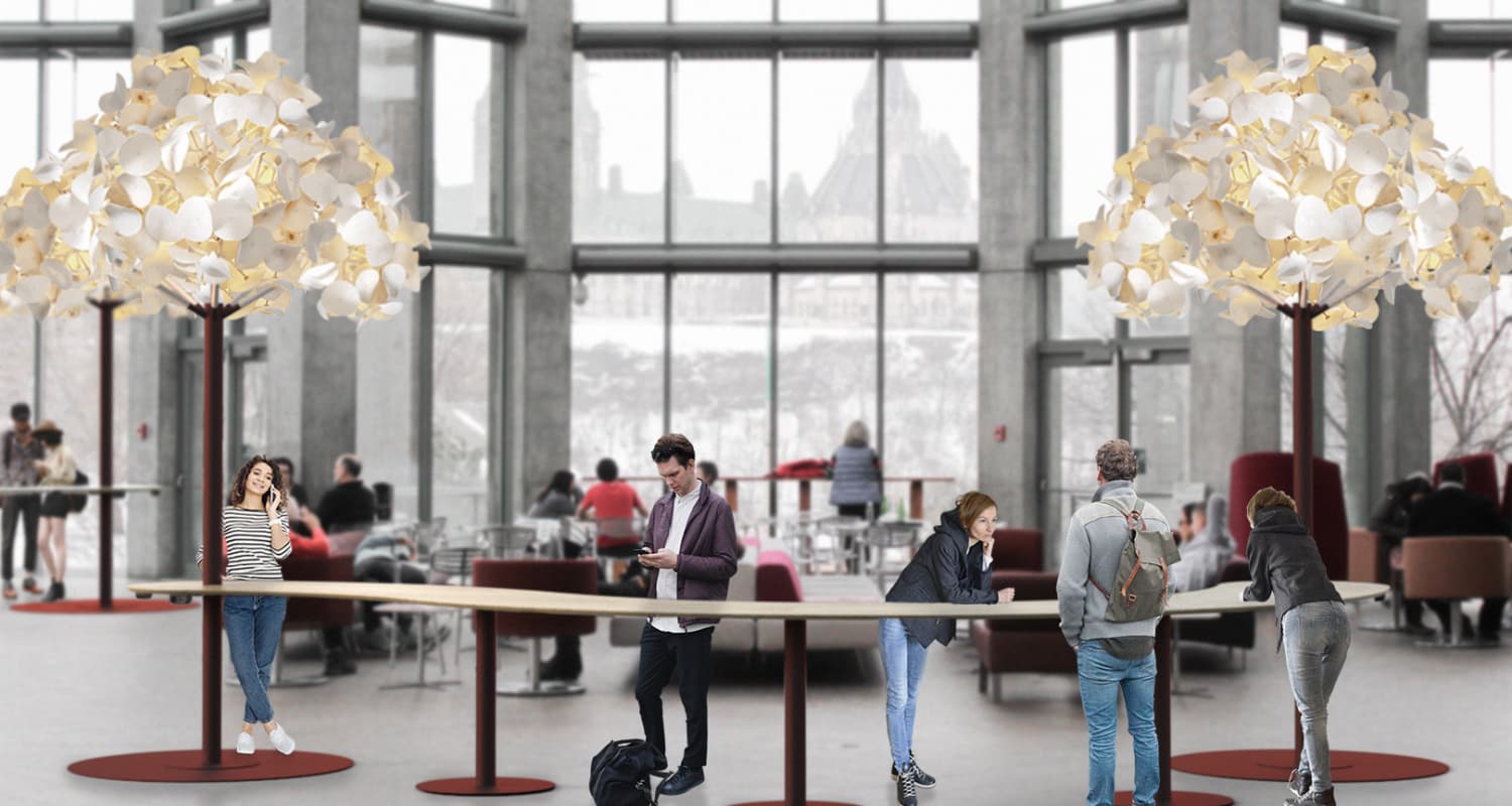 Напольный светильник Green Furniture Concept Leaf Lamp Metal Tree M Green Furniture Concept