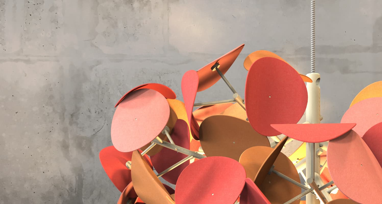 Подвесной светильник Green Furniture Concept Leaf Lamp Pendant Green Furniture Concept