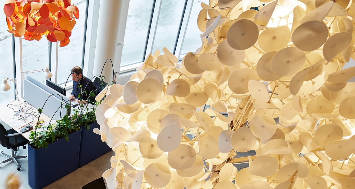 Напольный светильник Green Furniture Concept Leaf Lamp Tree S Green Furniture Concept