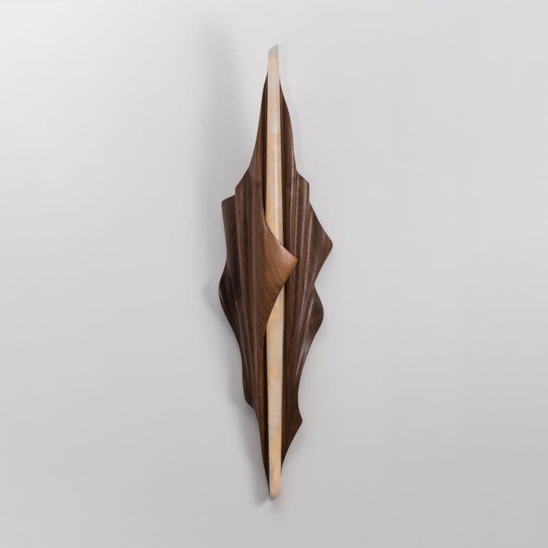 Настенный светильник Markus Haase Black Walnut Single Wrapped Sconce