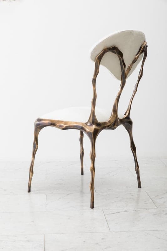 Стул Markus Haase Faceted Bronze Patina Dining Chair