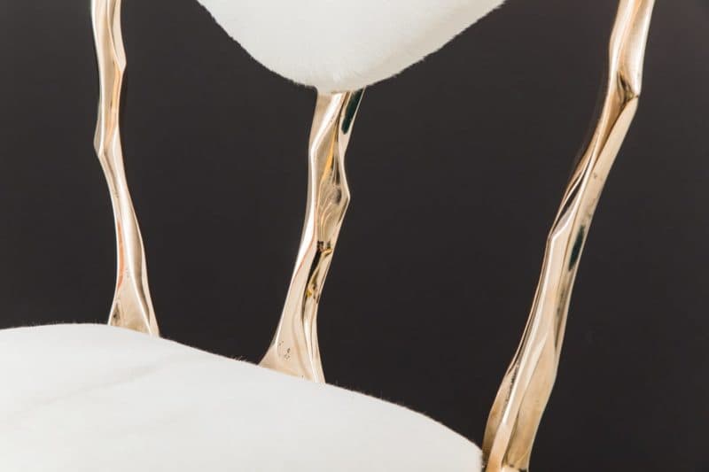 Стул Markus Haase Faceted Bronze Dining Chair