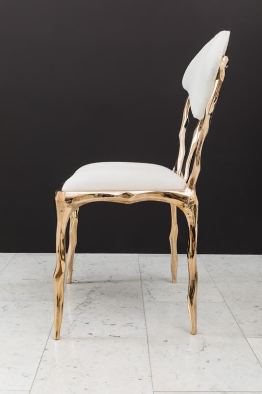 Стул Markus Haase Faceted Bronze Dining Chair