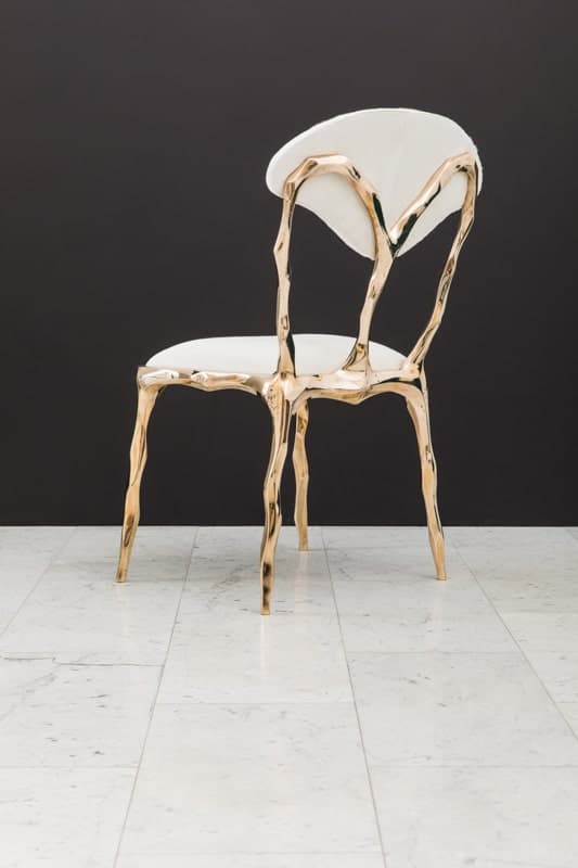 Стул Markus Haase Faceted Bronze Dining Chair