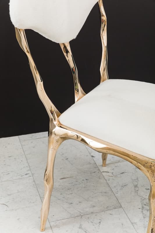 Стул Markus Haase Faceted Bronze Dining Chair