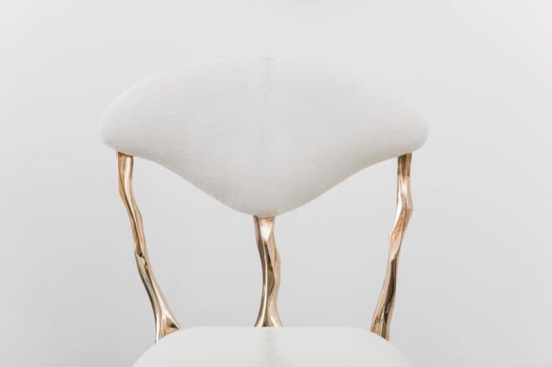 Стул Markus Haase Faceted Bronze Dining Chair