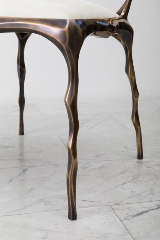 Стул Markus Haase Faceted Bronze Patina Dining Chair