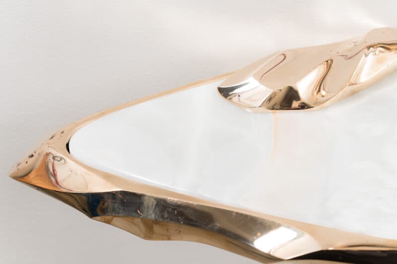 Консоль с зеркалом Markus Haase Bronze and Marble Console with Bronze Mirror