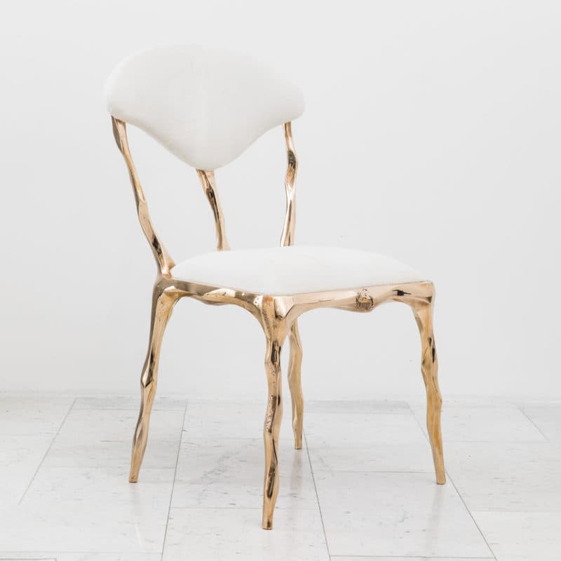 Стул Markus Haase Faceted Bronze Dining Chair