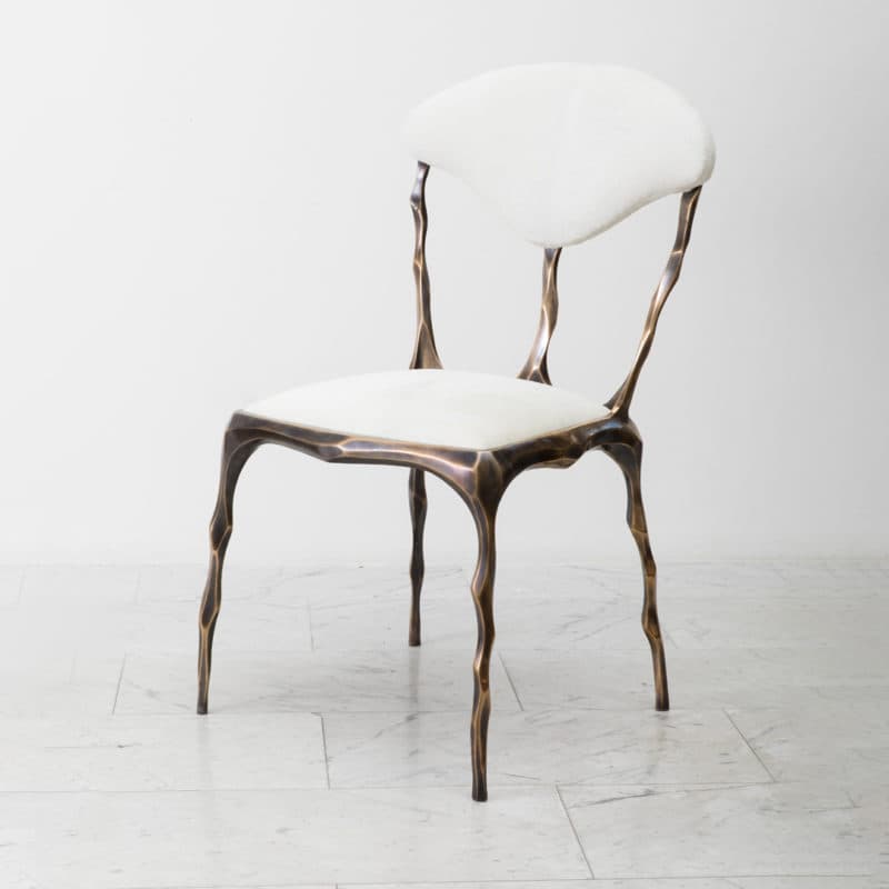 Стул Markus Haase Faceted Bronze Patina Dining Chair