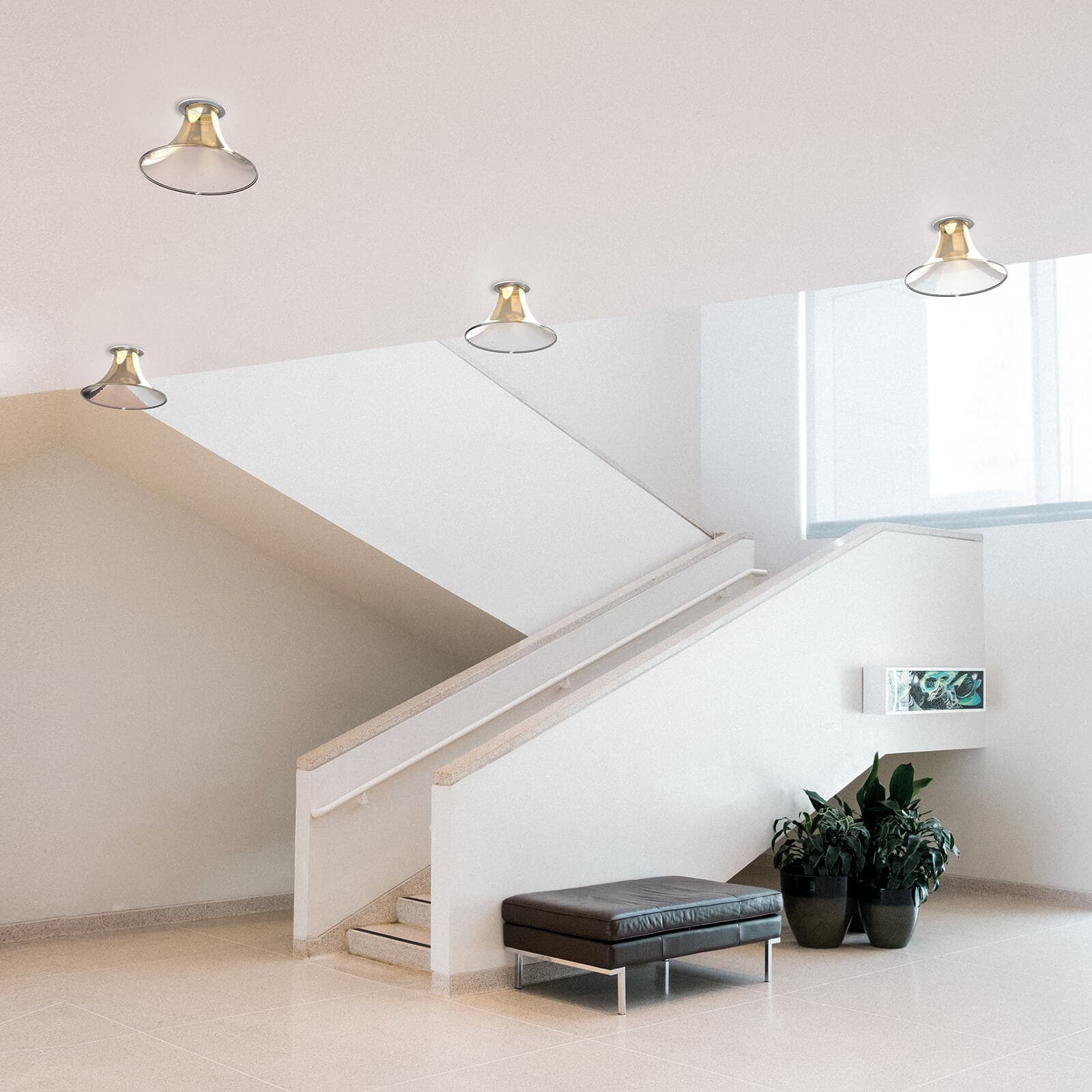 Потолочный полу-встраиваемый светильник Italamp BAFFO F Italamp