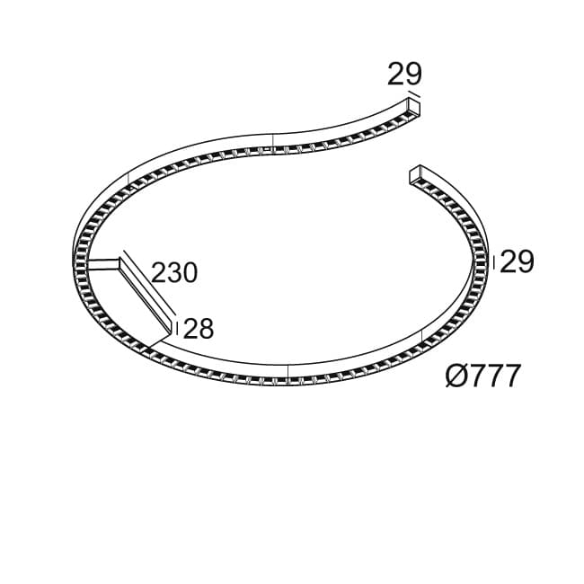 Потолочный светильник Delta Light INFORM R2+ DOWN 92748 DIM5 Delta Light