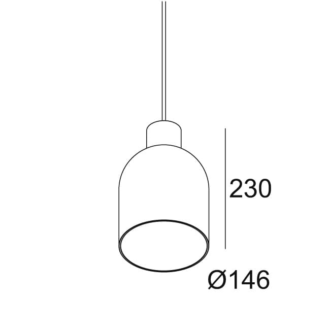 Подвесной светильник Delta Light MANTELLO GLASS E27 Delta Light