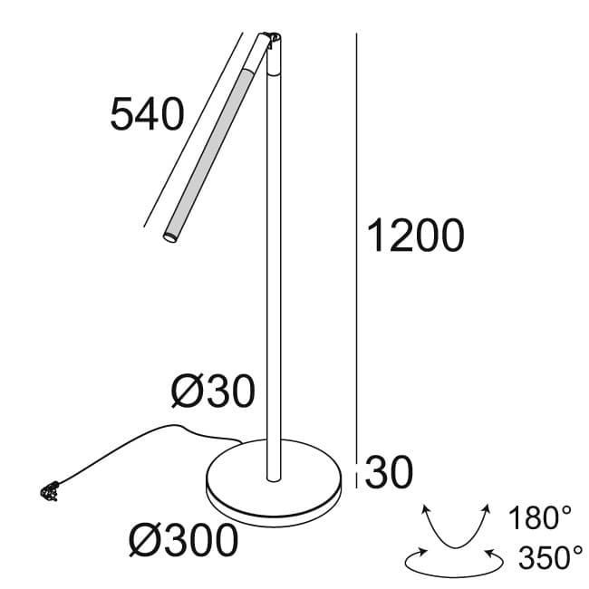 Напольный светильник Delta Light XY180 FLOOR Delta Light