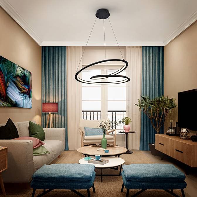 Подвесной светильник SCHULLER Looping Ø60 SCHULLER