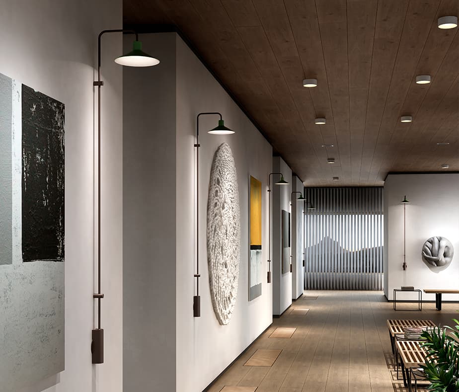 Настенный светильник BOVER Platet A/05 Bover