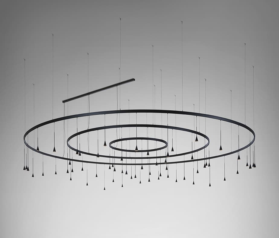 Подвесной светильник BOVER Skybell Circle S/12L/40 — фото 3