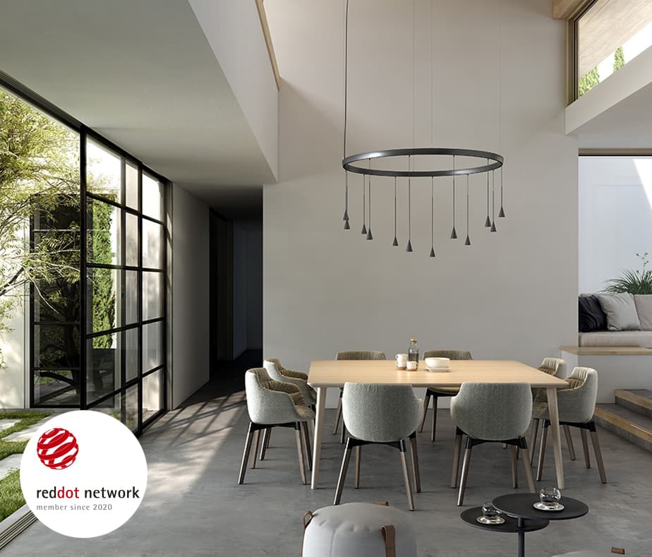 Подвесной светильник BOVER Skybell Circle S/12L/40 — фото 2