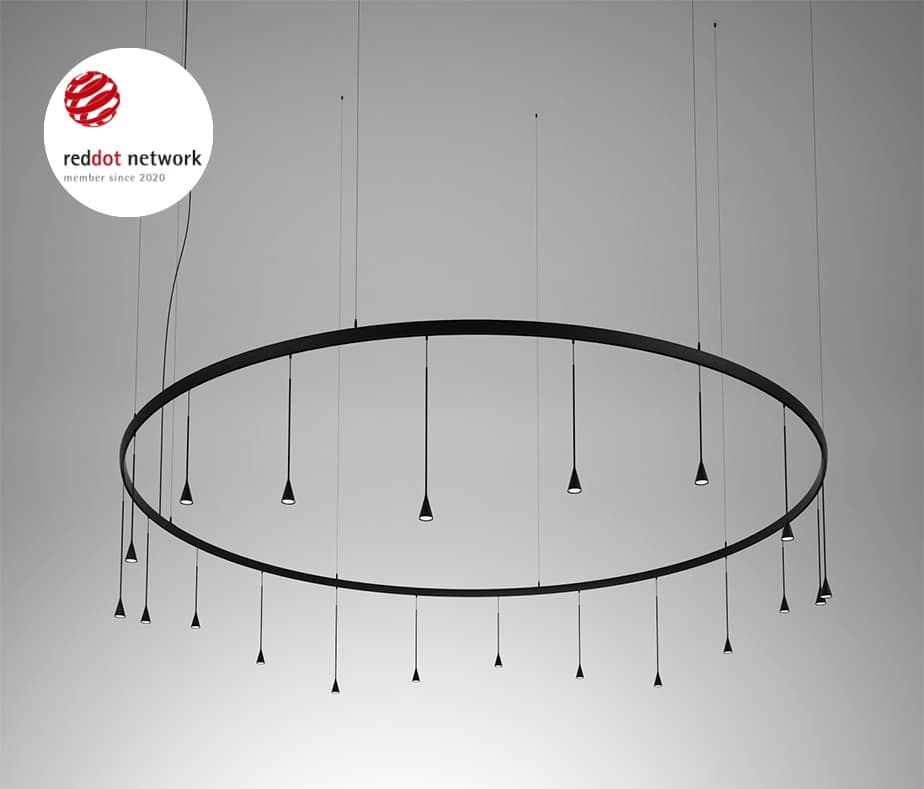 Подвесной светильник BOVER Skybell Circle S/12L/40 — фото 8