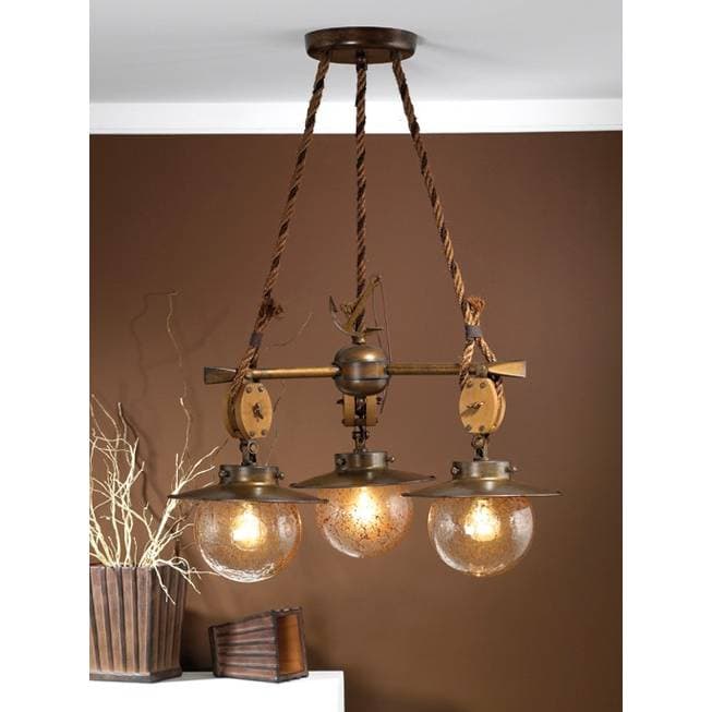 Подвесной светильник Lustrarte Nautica Cadernal Mod.289 Lustrarte