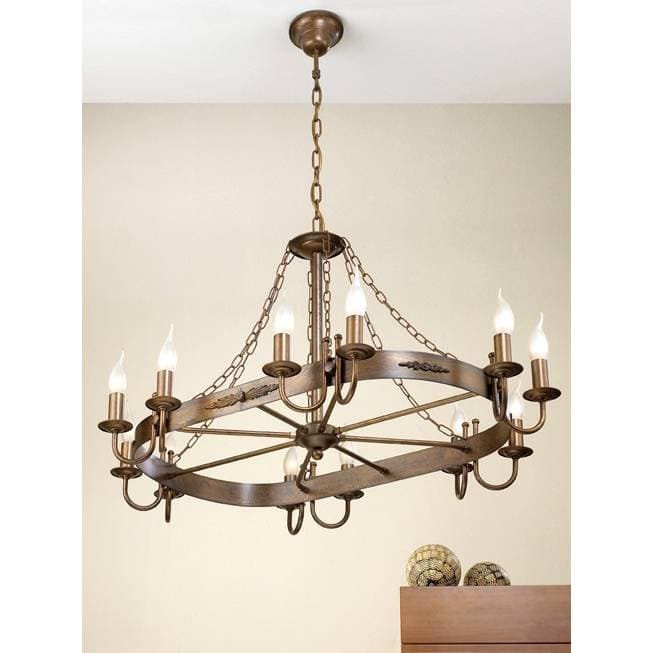 Подвесной светильник Lustrarte Classico Medieval Mod.359_8V-T Lustrarte — фото 2