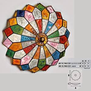 Настенный/потолочный светильник  Longobard TOKYO PL/1003/1 amber 3F Longobard