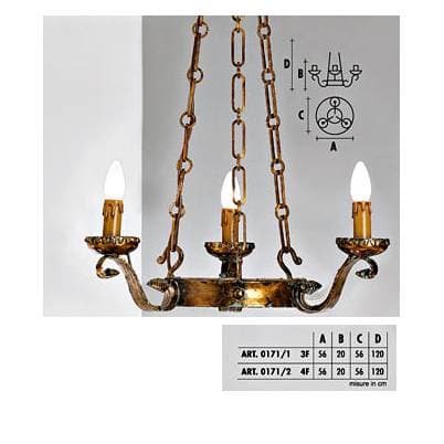 Подвесной светильник  Longobard 0171/1 3F