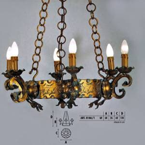 Подвесной светильник  Longobard GRANADA 0186/1 6F