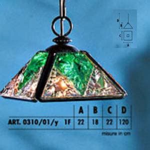 Подвесной светильник  Longobard ERREBI 0310/01/y 1F Longobard