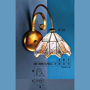 Настенный светильник  Longobard ERREBI 0340/A/03/y 1F Longobard