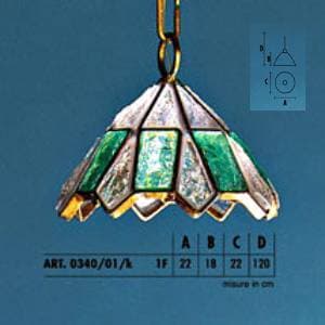 Подвесной светильник Longobard ERREBI 0340/01/k 1F Longobard