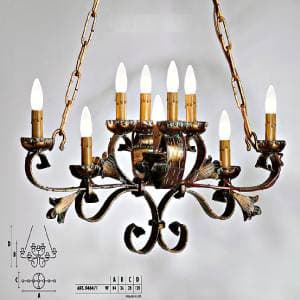 Подвесной светильник  Longobard GRANADA 0464/1 9F