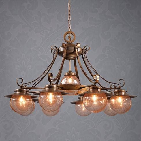 Подвесной светильник Lustrarte Rustico Aranha Mod.242 Lustrarte