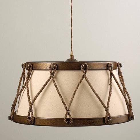 Подвесной светильник Lustrarte Rustico Tambor Mod.529 Lustrarte