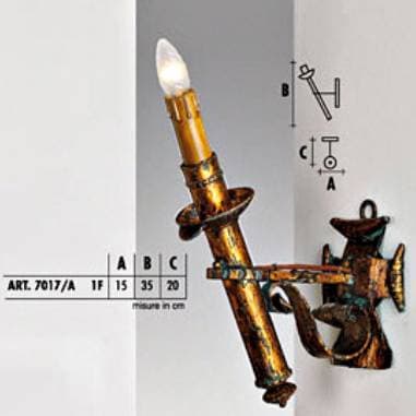 Настенный светильник  Longobard GRANADA 7017/A 1F