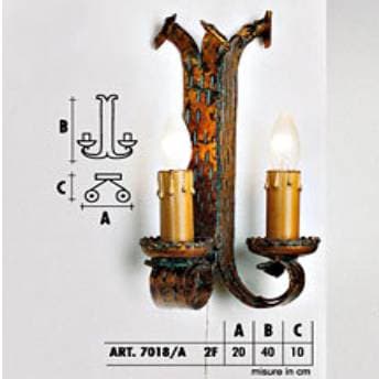 Настенный светильник  Longobard GRANADA 7018/A 2F