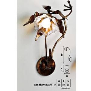 Настенный светильник  Longobard BRANCO/A/1 1F