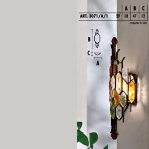 Настенный светильник Longobard DALY 3071/A/1 2F Longobard