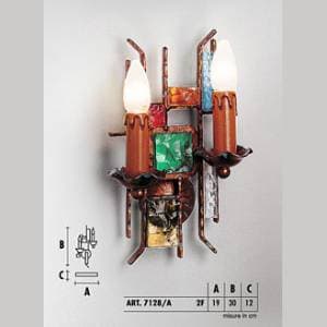 Настенный светильник  Longobard DALY 7128/А 2F Longobard