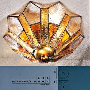 Настенный/потолочный светильник  Longobard ERREBI PL/0340/01/w 3F Longobard