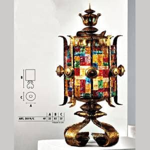 Настольный светильник  Longobard PAGODA 2019/C 4F Longobard