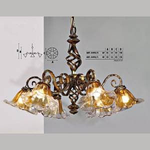 Подвесной светильник Longobard VALENCIA 0493/1 4F Longobard