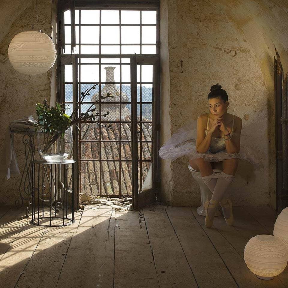 Настольный/напольный светильник  KARMAN Braille CT144 1B Karman